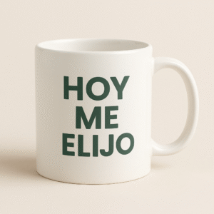 Taza Motivacional Hoy Me Elijo